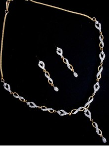 CZ Necklace Set